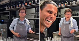 Copertina di “Mi scusi, il bagno?”: Luca Onestini sorprende Raffaello Tonon nel ristorante dove lavora come oste – VIDEO