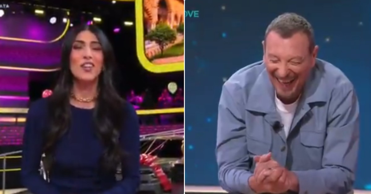 “A’Mammete, no Hammamet”: la gaffe di Giulia Salemi a The Cage è virale. E Amadeus reagisce così