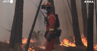Incendi in Spagna, le fiamme avvolgono i boschi: enormi nuvole di fumo visibili dall’alto. Le impressionanti immagini