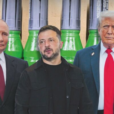 Copertina di Patto America-Kiev: 100 mld per le armi (e paga l’Europa)