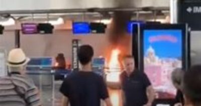 Copertina di Incendia un cestino e martella i monitor a Malpensa: terminal 1 evacuato, panico tra i viaggiatori