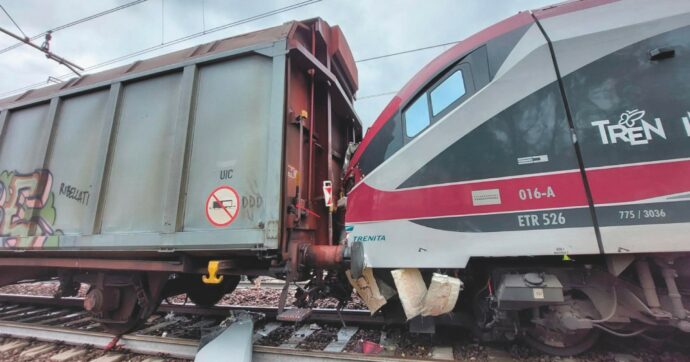Scontro fra treni, linea del Brennero bloccata