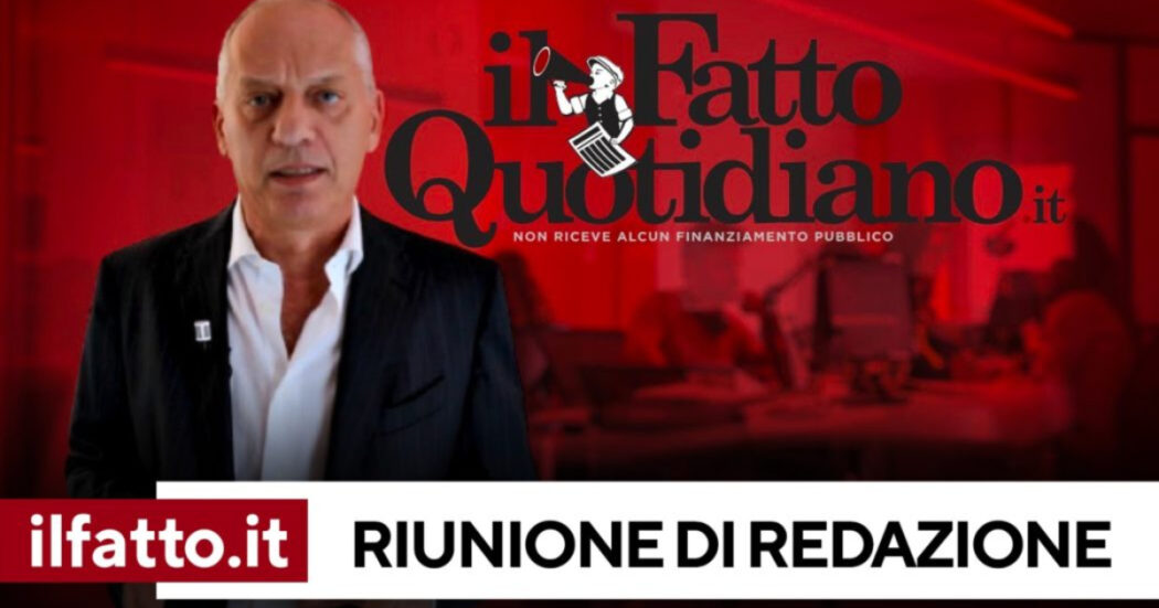 La riunione di redazione di giovedì 21 maggio