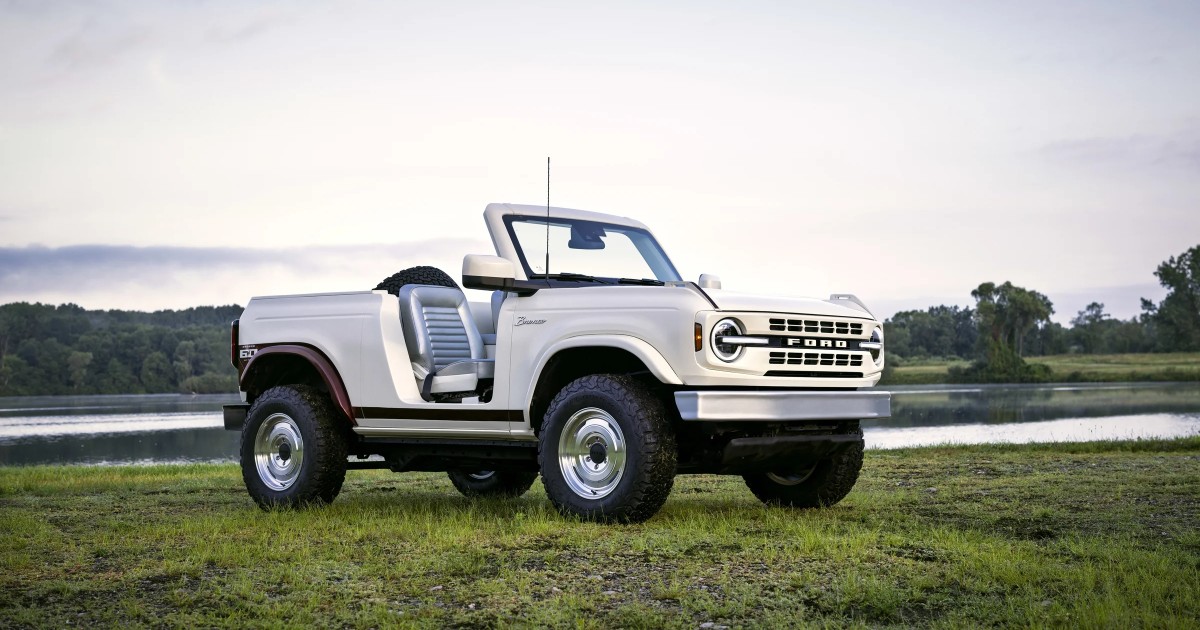 ford bronco roadster concept il prototipo concepito per sottrazione 8211 foto