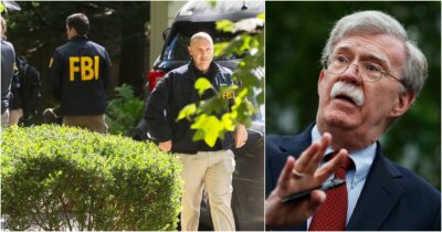 Copertina di Blitz dell’Fbi in casa dell’ex consigliere di Trump John Bolton. Il tycoon: “È un delinquente”
