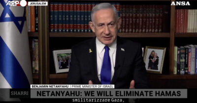 Copertina di Netanyahu: “La guerra potrebbe finire oggi. Non vogliamo occupare Gaza, ma liberarla da Hamas”