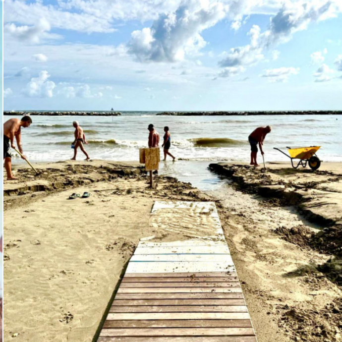 “Dove sono ora quelli che rompono per il caro lettini?”: lo sfogo del gestore del Papeete Beach devastato dal maltempo