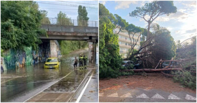 Copertina di Romagna, temporale con raffiche oltre i 120 all’ora. A Milano Marittima caduti 265 alberi, duecento utenze senz’acqua