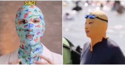 Copertina di “Utile per combattere la ‘sunxiety’ e fatturati record”: cosa sono le facebikini che stanno spopolando in Cina