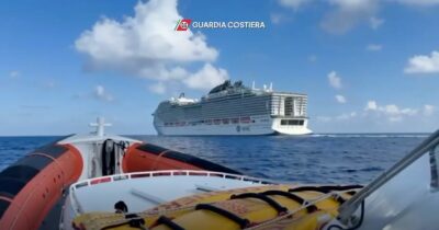 Copertina di È ripartita la nave Msc “World Europa”: era stata bloccata da un’avaria al largo di Ponza