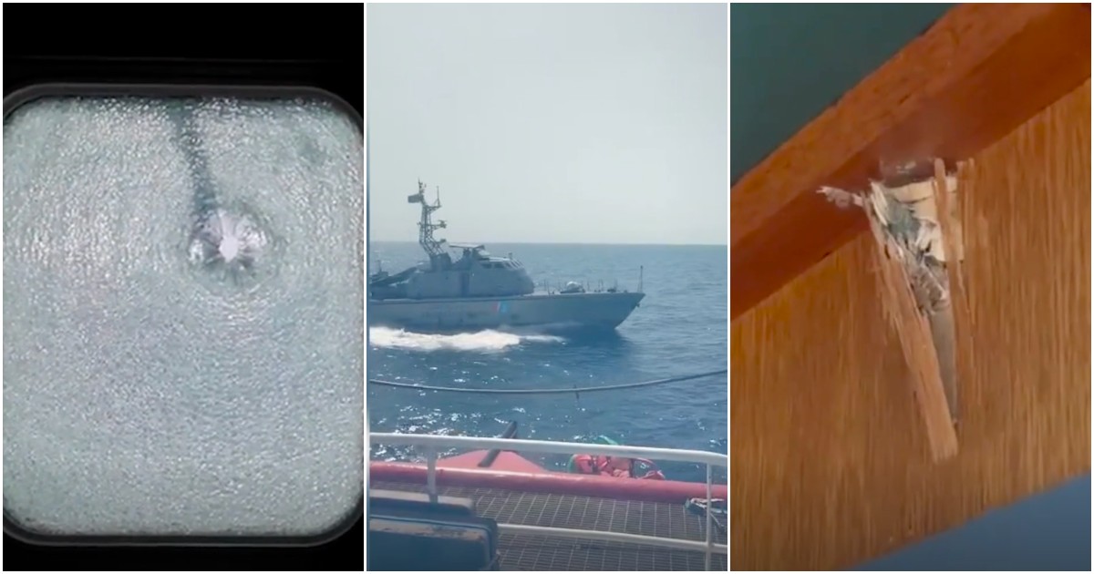 ocean viking gli spari e i fori sull8217imbarcazione dell8217ong il video dell8217attacco