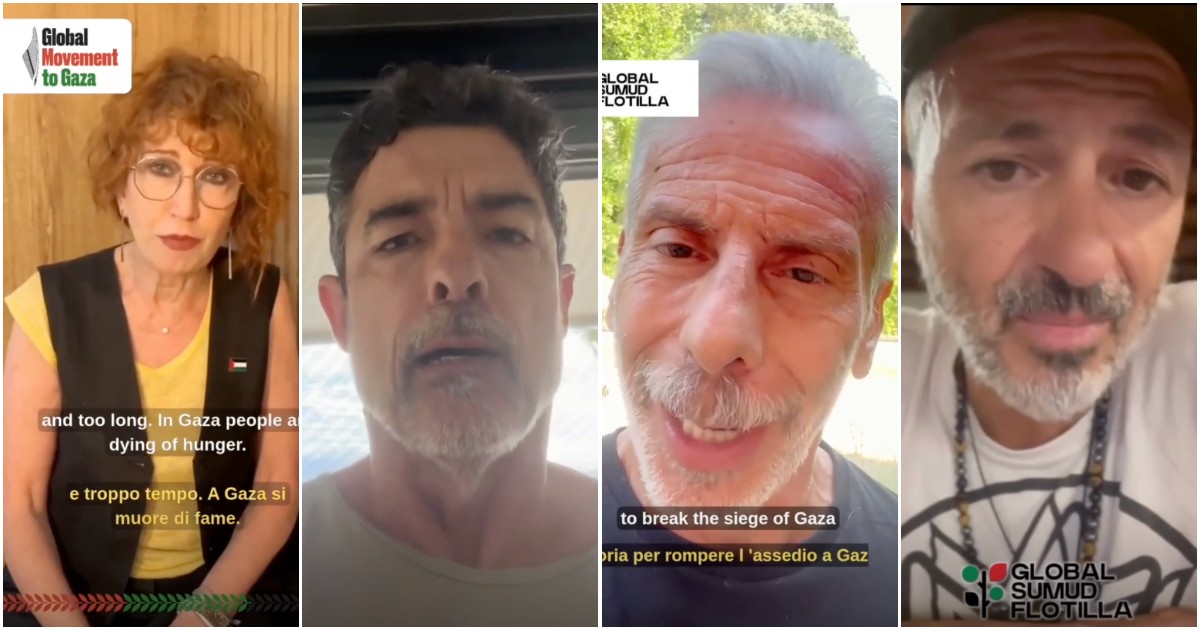 Da Gassmann a Mannoia, i big della musica e dell’arte italiana sostengono la Global Sumud Flotilla: “Restiamo Umani”