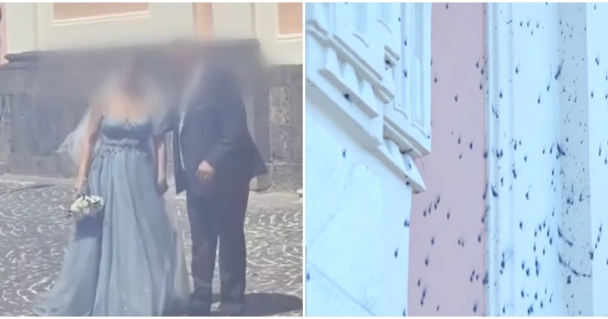 “Danneggiano con i fumogeni la facciata dell’ex Cattedrale della Santissima Annunziata di Vico Equense”: denunciati due novelli sposi
