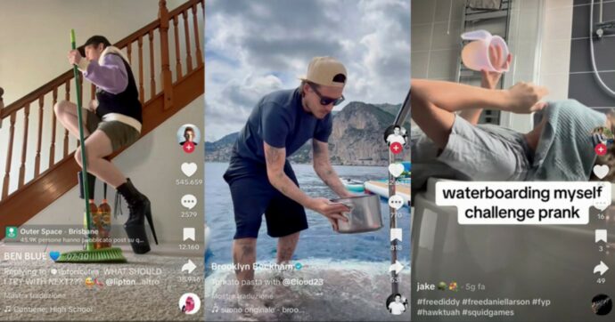 Annega, inala, scottati, cadi.  La tortura  per  essere virali