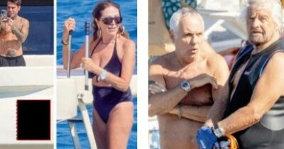 Copertina di Fedez in barca con Daniela Santanché e Ignazio La Russa, Beppe Grillo assieme a Panariello: le paparazzate di Chi