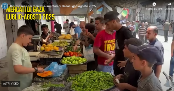 La video-propaganda d’Israele lanciata su YouTube: ecco le pubblicità che mostrano “il cibo nei mercati di Gaza”