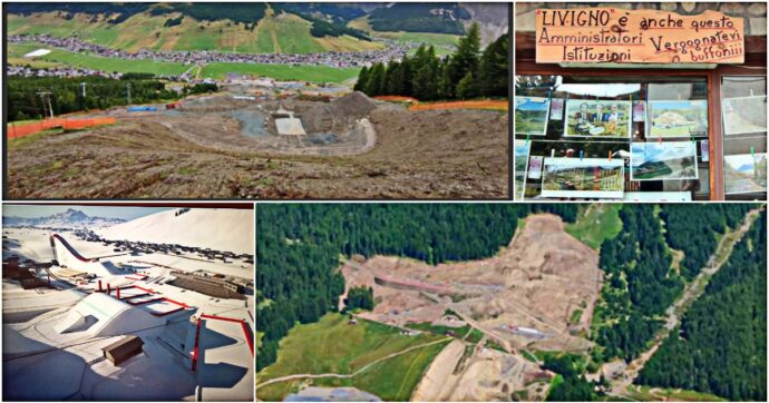 Debiti non pagati, opere rinviate e la montagna sventrata: ecco l’effetto delle Olimpiadi 2026 su Livigno | Foto