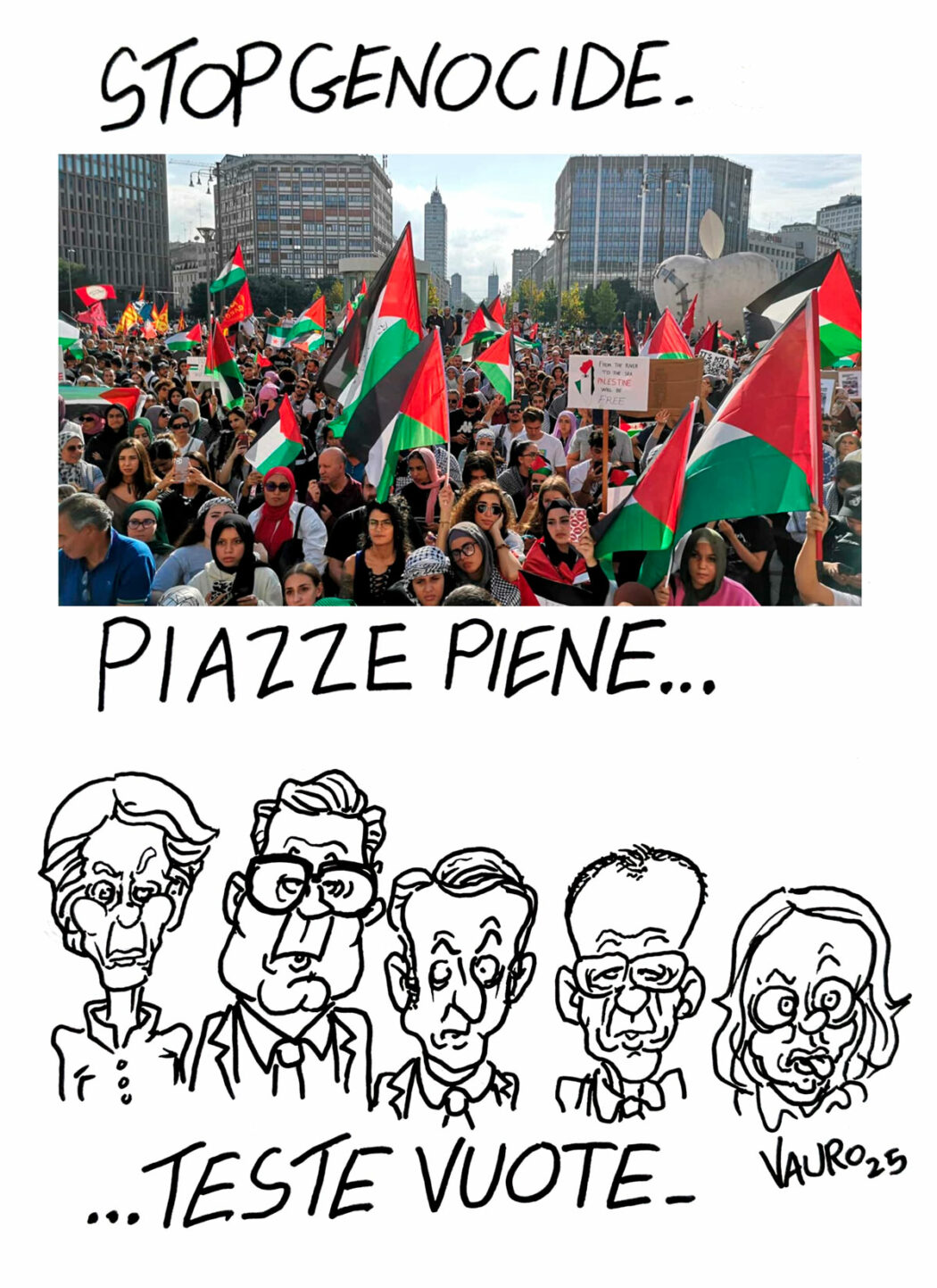 La vignetta di Vauro