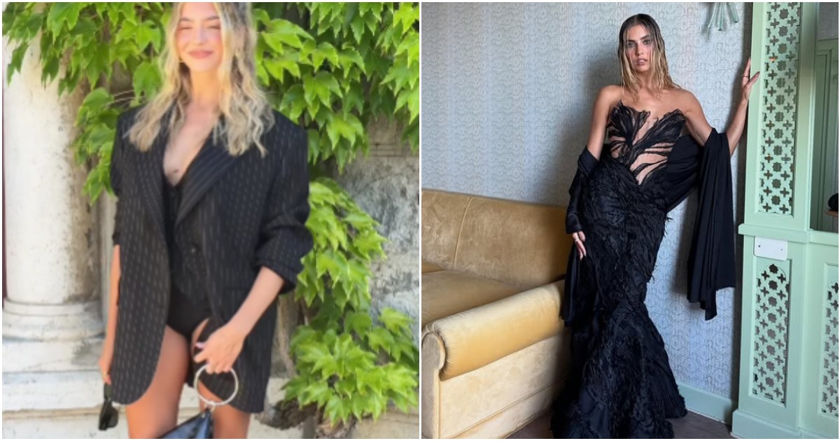 “Ma si è dimenticata i pantaloni? E’ in mutande”: il look di Alessia Lanza al Festival di Venezia fa discutere “Ma si è dimenticata i pantaloni? E’ in mutande”: il look di Alessia Lanza al Festival di Venezia fa discutere