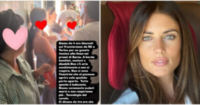 Copertina di “Indecente, siamo bloccati sul treno da ore e sotto il sole, non si respira. A bordo ci sono bambini, anziani e disabili”: lo sfogo di Daniela Ferolla