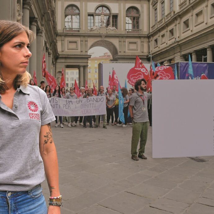 Gli “angeli dei musei” ridotti alla fame