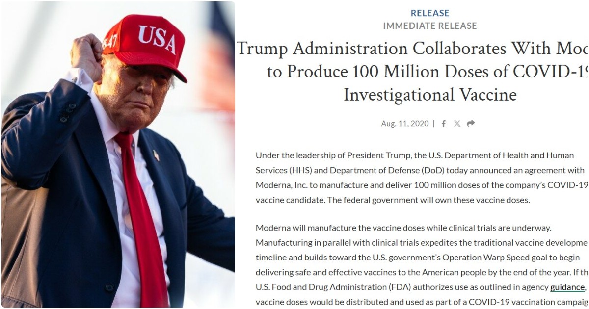 bourla pfizer smaschera trump sui vaccini a rna messaggero con l8217operazione warp speed salvate 14 milioni di vite