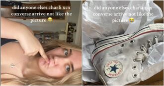 Copertina di “Sono un flop queste Converse firmate da CharlieXCX”: su TikTok un’utente si sfoga dopo l’acquisto – VIDEO