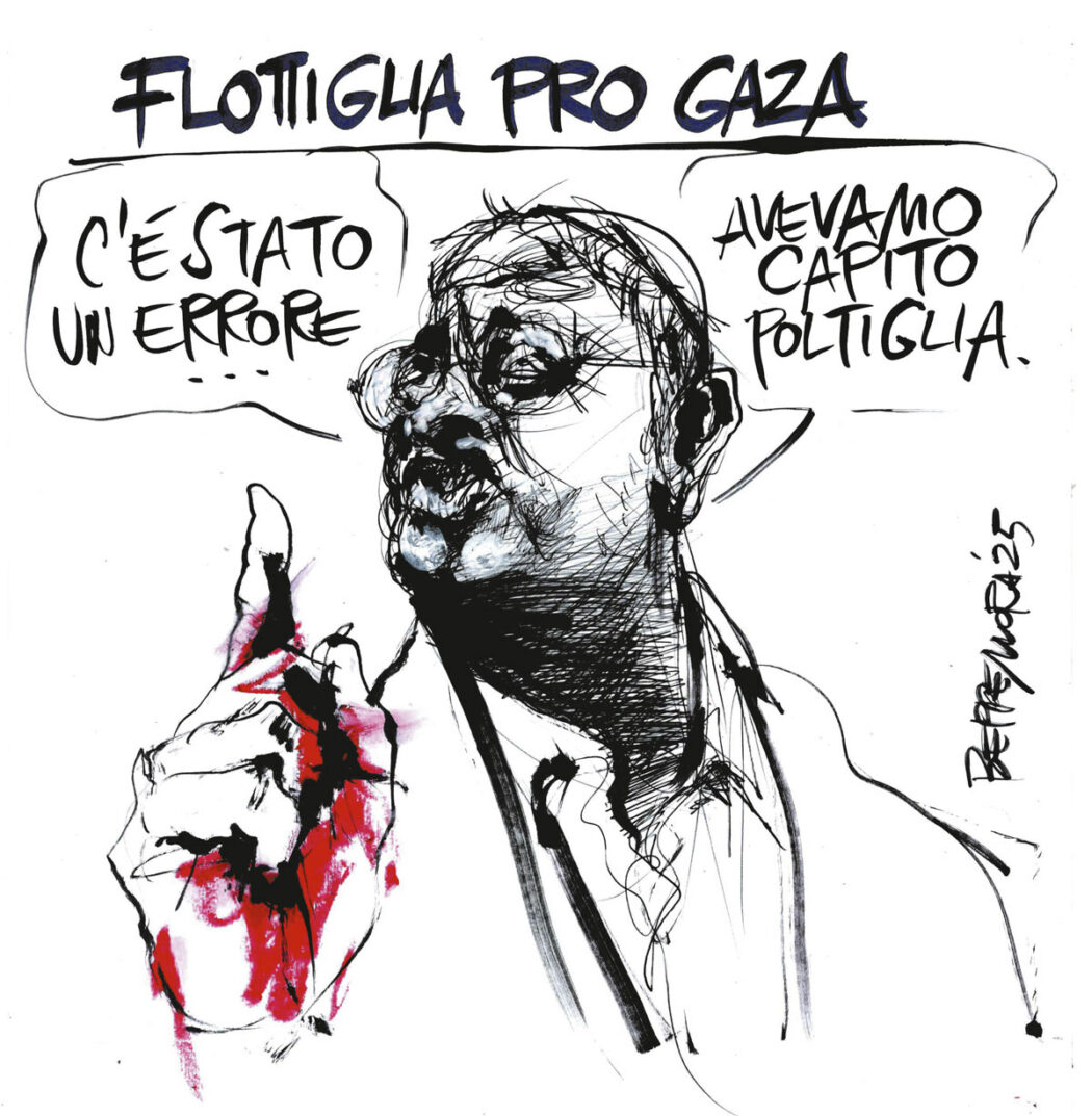La vignetta di Beppe Mora