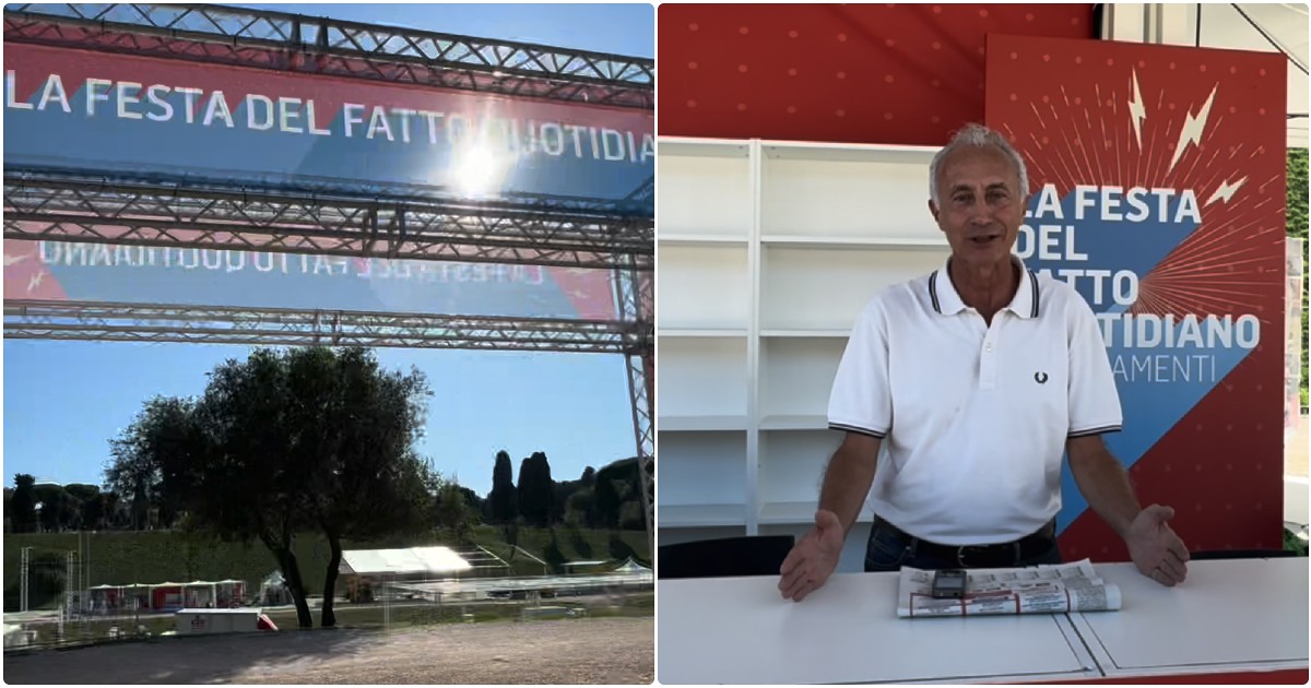 ‘Andiamo al Massimo’, il direttore Marco Travaglio presenta il programma della Festa del Fatto Quotidiano al Circo Massimo