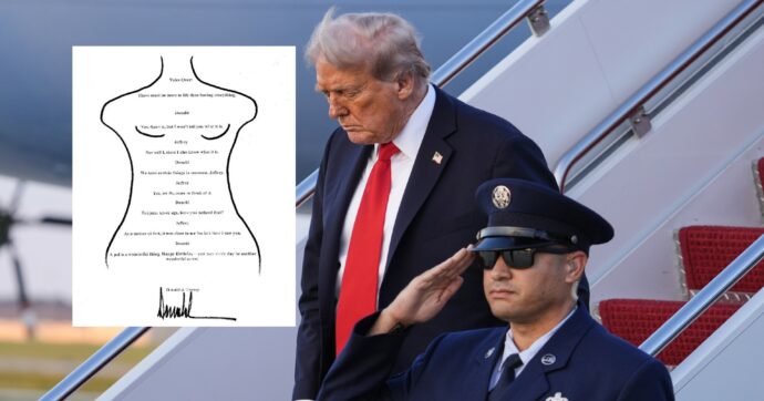 Trump, spunta la lettera oscena a Epstein che “non esisteva”: i democratici ora chiedono chiarezza