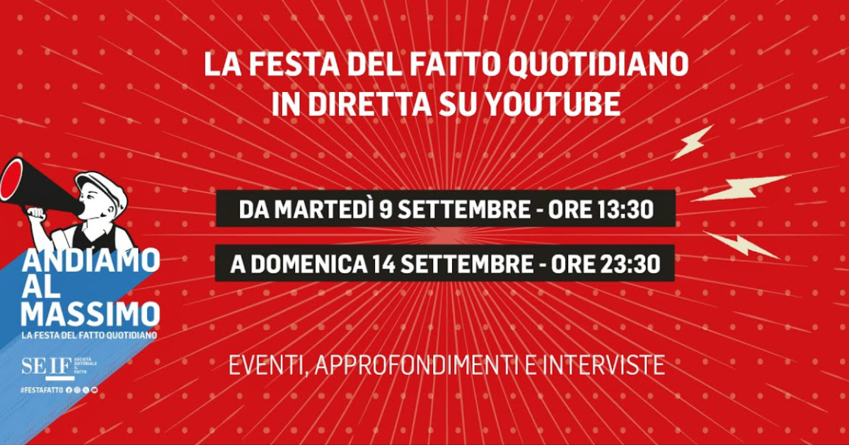 andiamo al massimo la diretta video della festa de il fatto quotidiano al circo massimo