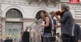 Copertina di Roma, giornalisti in piazza per i colleghi palestinesi: letti i nomi di tutti i reporter uccisi a Gaza