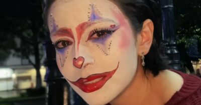 Copertina di Influencer scompare dopo aver pubblicato un video “inquietante” in cui piange truccata da clown, poi la svolta