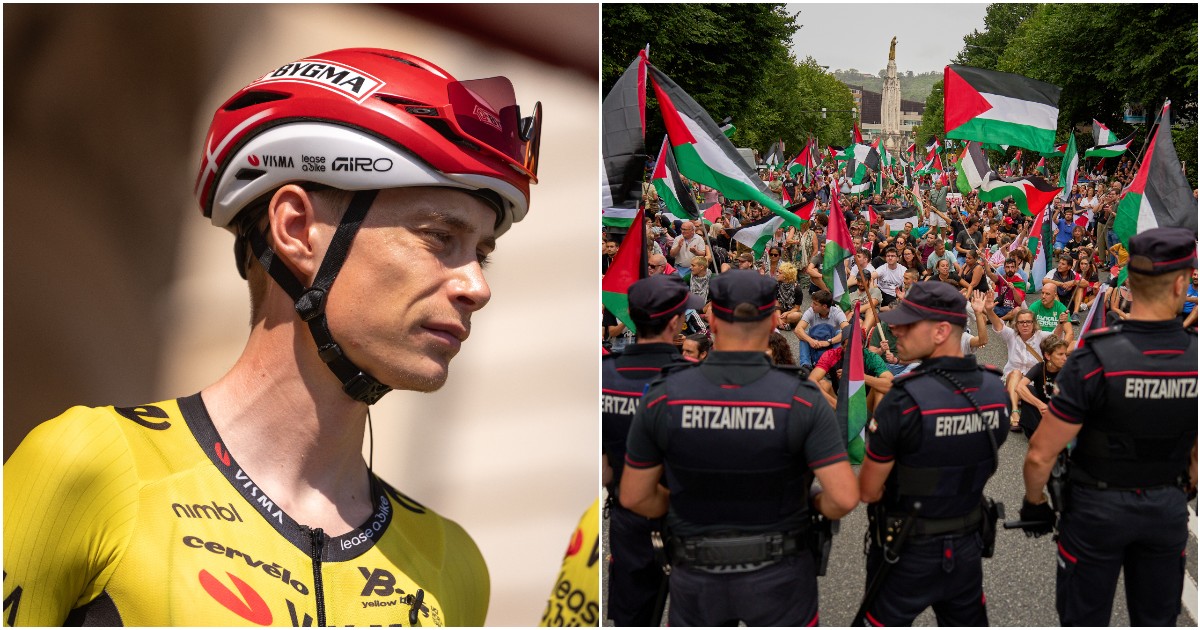 Proteste pro Palestina alla Vuelta, Vingegaard si espone: “Questa gente va ascoltata”
