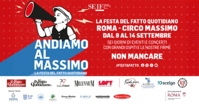 Copertina di ‘Andiamo al Massimo’: la Festa del Fatto Quotidiano 2025 al Circo Massimo di Roma – IL PROGRAMMA