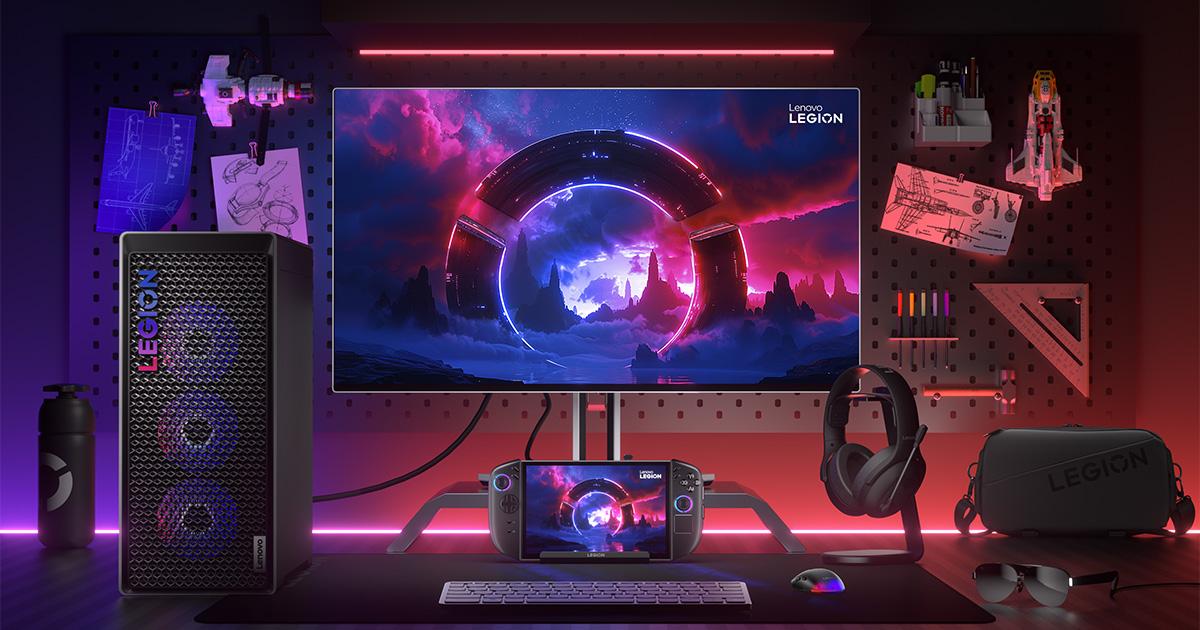 lenovo annuncia i nuovi prodotti delle gamme legion e loq per i giocatori