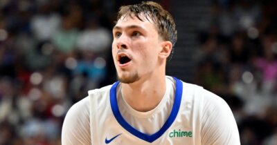Copertina di La Nba attende l’esordio di Cooper Flagg: cos’ha di speciale la prima scelta del draft che sta affinando l’intesa con Davis giocando ai videogiochi