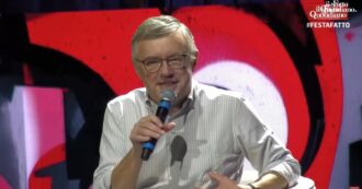 Copertina di Barbero alla festa del Fatto: “Ci fanno ingoiare le spese militari ma poi mancano soldi per sanità e scuola” – Video