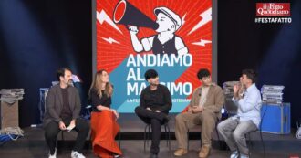 Copertina di Trigno, Nicolò Filippucci e Gabriele Vagnato alla festa del Fatto Quotidiano: rivedi l’incontro con Claudia Rossi e Andrea Conti