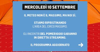 Copertina di Festa de Il Fatto | Il meteo non è il massimo, ma noi sì: gli eventi di oggi in diretta streaming, ecco il programma aggiornato