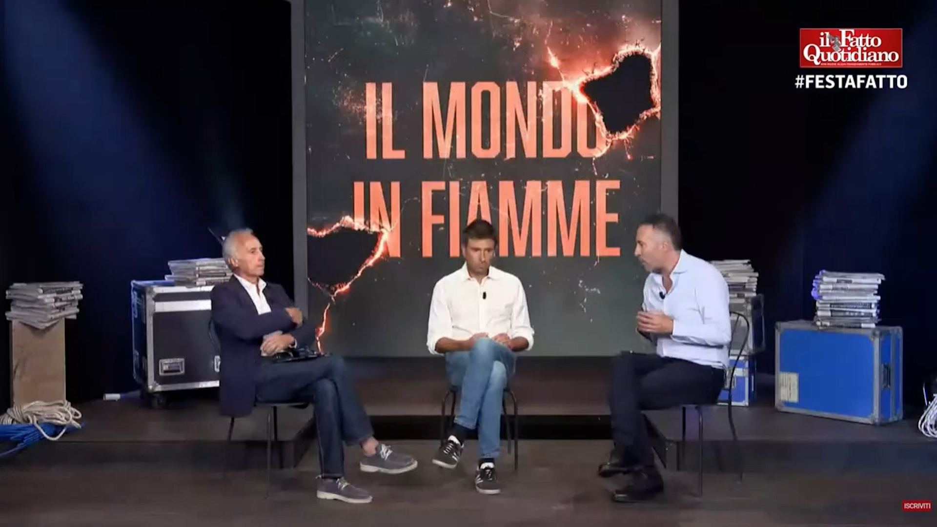 Qatar, Gaza, Polonia, Francia: il mondo in fiamme. Rivedi l’incontro con Travaglio, Sommi, Di Battista e Gallo alla Festa del Fatto