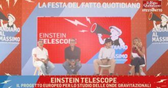 Copertina di Festa del Fatto Quotidiano, rivedi l’incontro “Einstein Telescope, il progetto europeo per lo studio delle onde gravitazionali”
