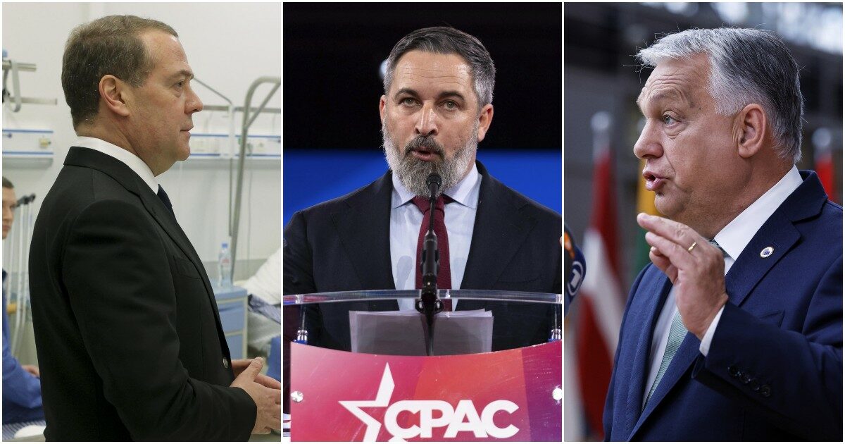 Charlie Kirk, da Medvedev a Orbàn fino a Tajani: la destra all’assalto delle sinistre. “Colpa del loro linguaggio d’odio”