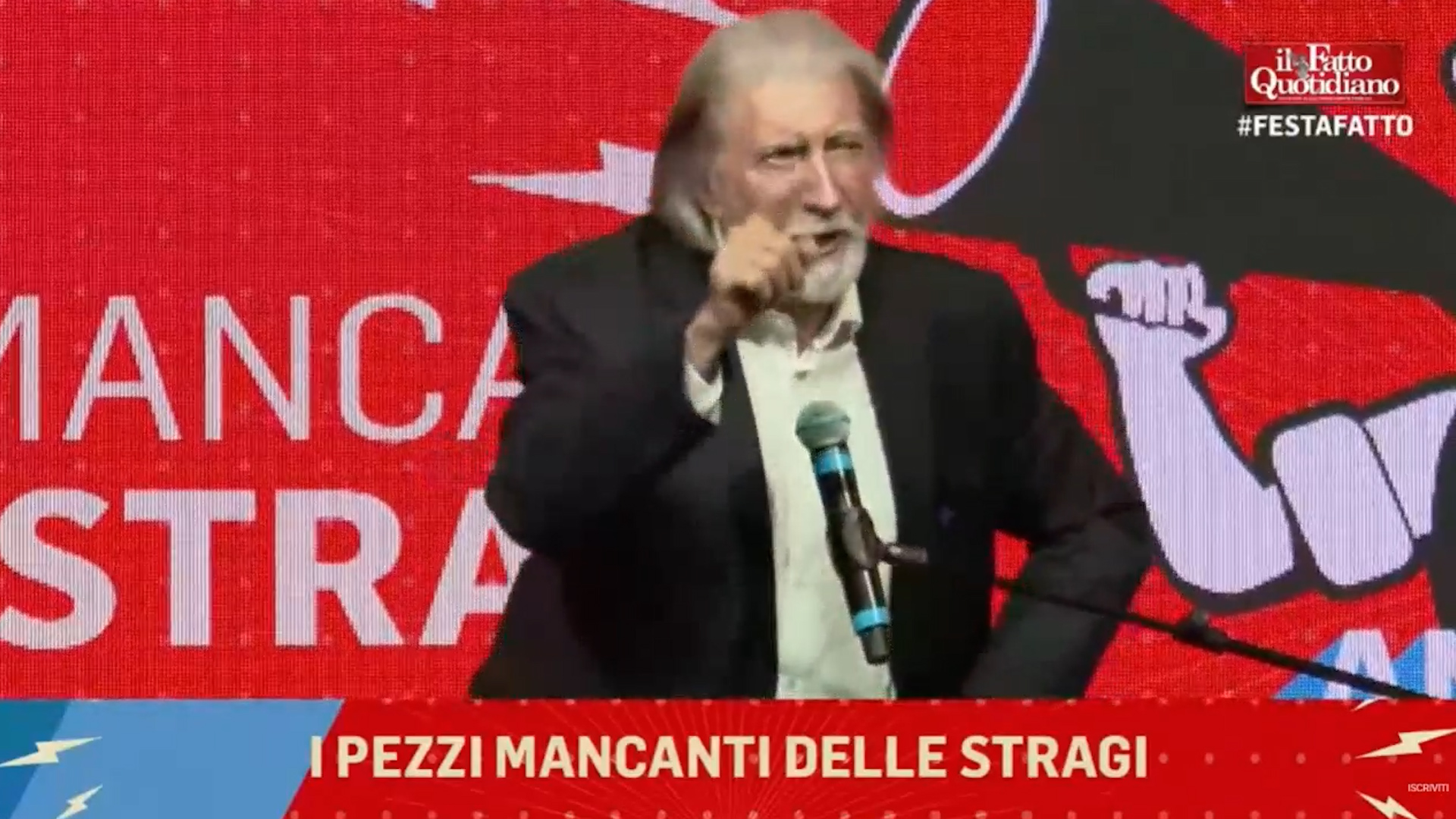 “Alle commemorazioni per le stragi ci sono personaggi ambigui, ecco perché non partecipo”: la confessione di Scarpinato alla Festa del Fatto