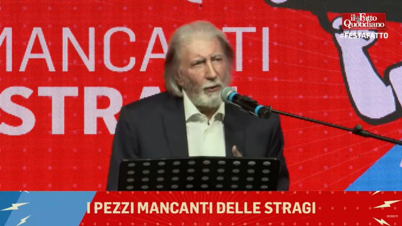 I pezzi mancanti delle stragi: rivedi l’incontro con Roberto Scarpinato alla Festa del Fatto Quotidiano