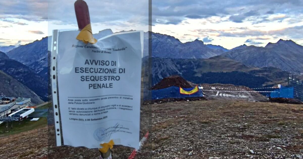 Un’altra grana olimpica si abbatte su Livigno: sequestrato il cantiere per la pista da sci di Coppa del Mondo Un’altra grana olimpica si abbatte su Livigno: sequestrato il cantiere per la pista da sci di Coppa del Mondo
