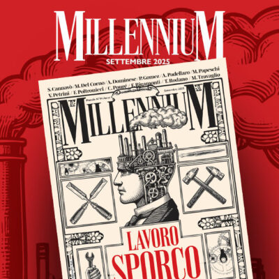 Copertina di Millennium, il lavoro sporco: dai cantieri navali di Marghera ai “manovali” dell’intelligenza artificiale | il nuovo numero