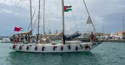 Copertina di Sulla Flotilla Italia, finalmente salpata verso la Palestina