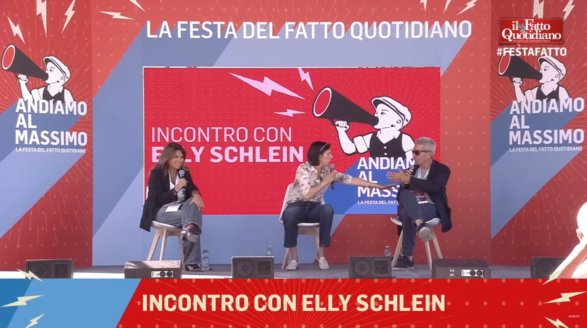 festa del fatto quotidiano il dibattito integrale con elly schlein l8217intervista con padellaro e marra