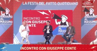 Festa del Fatto Quotidiano, l'intervista a Giuseppe Conte di Gomez e De Carolis: rivedi l'integrale